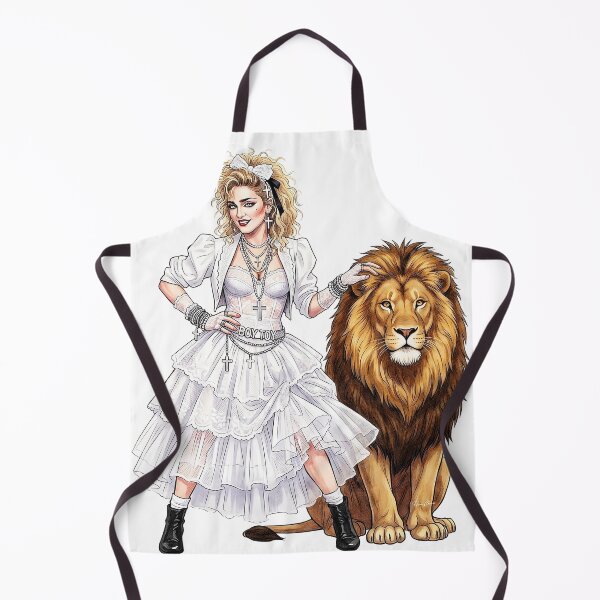 Item preview, Pop Queen with Lion designed and sold by Hen-C-Art.