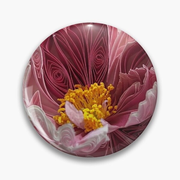Item preview, Elegant Handcrafted Paper Quilling Peony Flower designed and sold by Apex_Visuals.