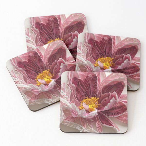 Item preview, Elegant Handcrafted Paper Quilling Peony Flower designed and sold by Apex_Visuals.