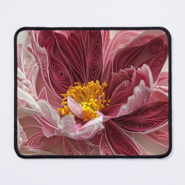 Item preview, Elegant Handcrafted Paper Quilling Peony Flower designed and sold by Apex_Visuals.