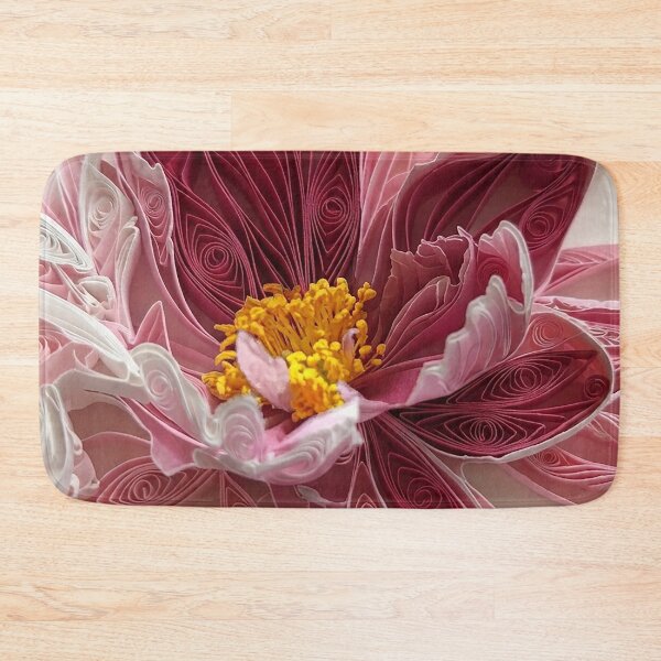Item preview, Elegant Handcrafted Paper Quilling Peony Flower designed and sold by Apex_Visuals.