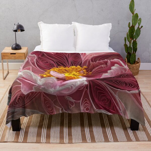Item preview, Elegant Handcrafted Paper Quilling Peony Flower designed and sold by Apex_Visuals.