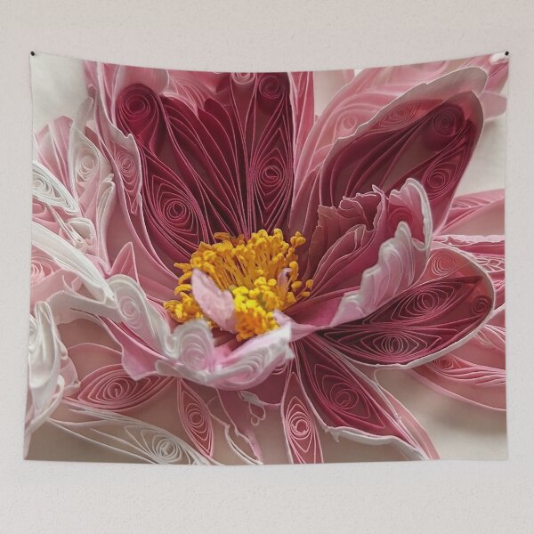 Item preview, Elegant Handcrafted Paper Quilling Peony Flower designed and sold by Apex_Visuals.