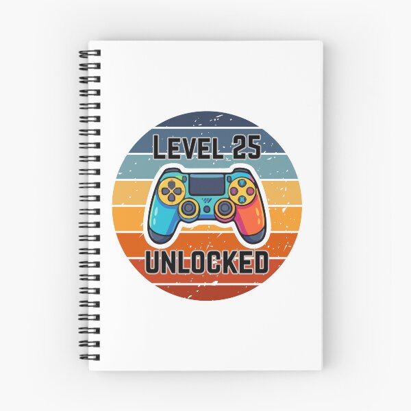 Item preview, Retro Gamer - Level 25 Unlocked designed and sold by MayaCordalia.