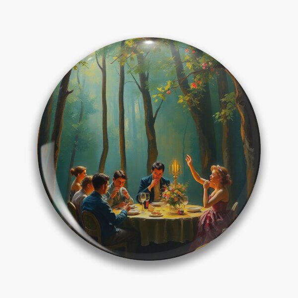 Item preview, A party in the woods. designed and sold by oldMastersofart.