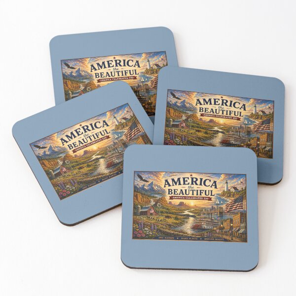 Item preview, America the Beautiful — America Celebrates 250 designed and sold by Novel Works Studio.