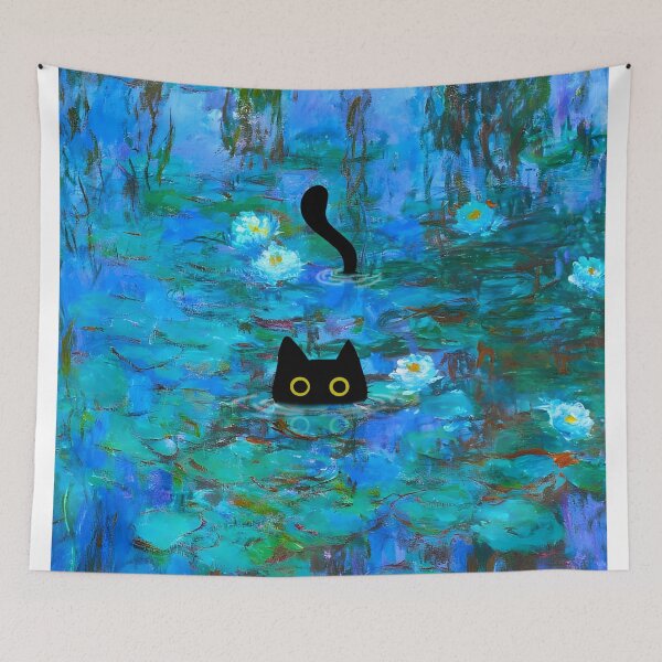 Item preview, cat monet designed and sold by PurrfectHome.