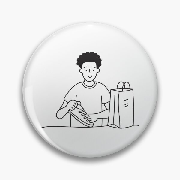 Item preview, Person Unboxing Shoes Beside Bag designed and sold by rasagamastore.