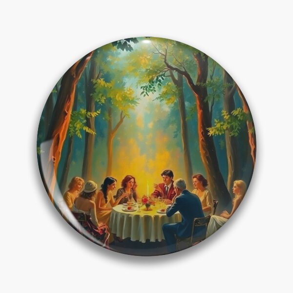 Item preview, A party in the forest. designed and sold by oldMastersofart.
