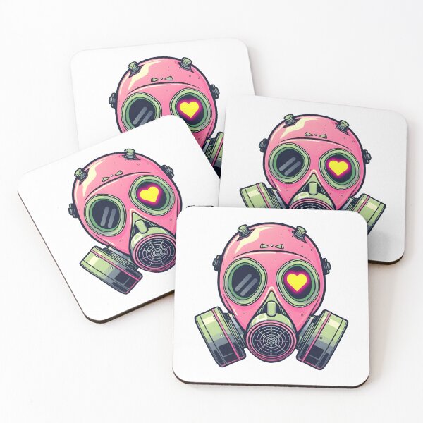 Item preview, Cute Edgy Y2K Cyberpunk Gas Mask Graphic designed and sold by 77Clover.