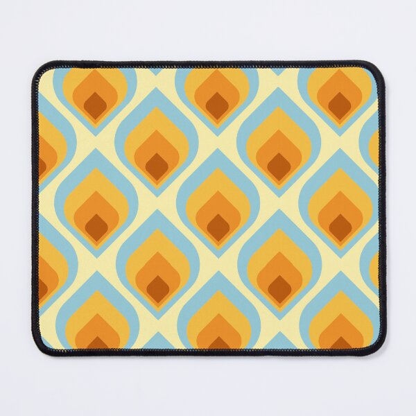 Item preview, Retro Geometric Pattern - light blue designed and sold by Ama Zuan.