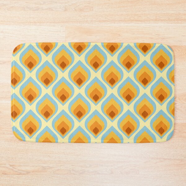 Item preview, Retro Geometric Pattern - light blue designed and sold by Ama Zuan.