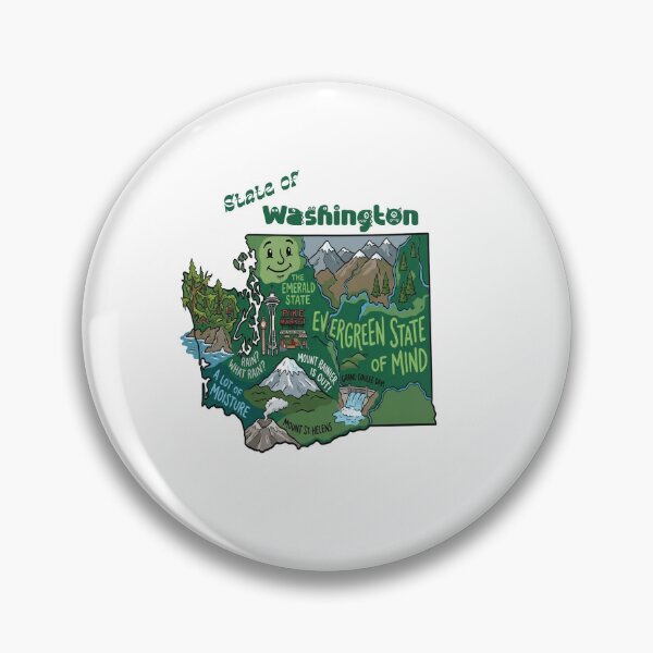 Item preview, Washington State of Mind designed and sold by 5PointsDigital.