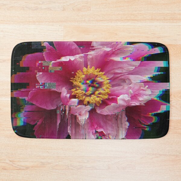 Item preview, Glitch Art Aesthetic Pink Peony Flower designed and sold by Apex_Visuals.