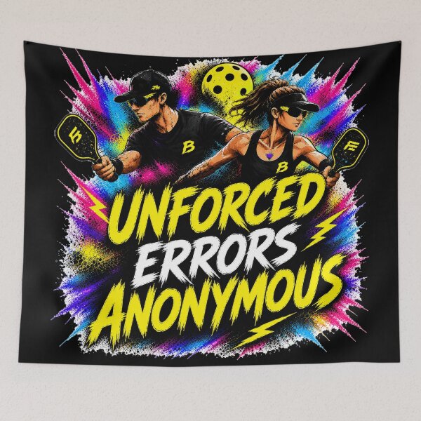 Item preview, Unforced Error Anonymous Pickleball Shirt – Funny Trash Talk Gift for Competitive Players designed and sold by Surrealtrends.