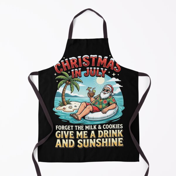 Item preview, Give Me A Drink And Sunshine Christmas In July Shirt designed and sold by TeNovaStudio.