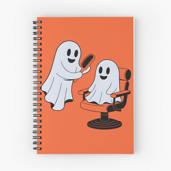Item preview, Ghost Hairdresser Funny Halloween Salon Art designed and sold by DariaOltes.