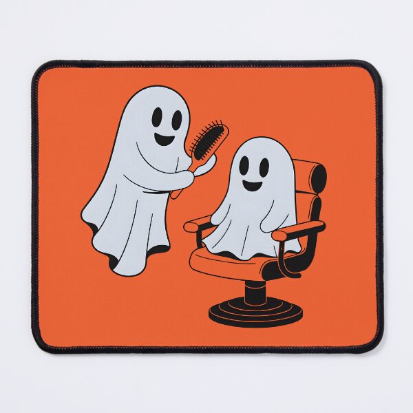 Item preview, Ghost Hairdresser Funny Halloween Salon Art designed and sold by DariaOltes.