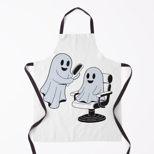 Item preview, Ghost Hairdresser Funny Halloween Salon Art designed and sold by DariaOltes.