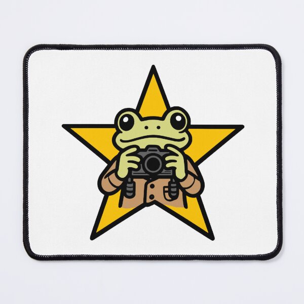 Item preview, Cute Frog Photographer | Kawaii Camera Lover designed and sold by kstheladesigns.
