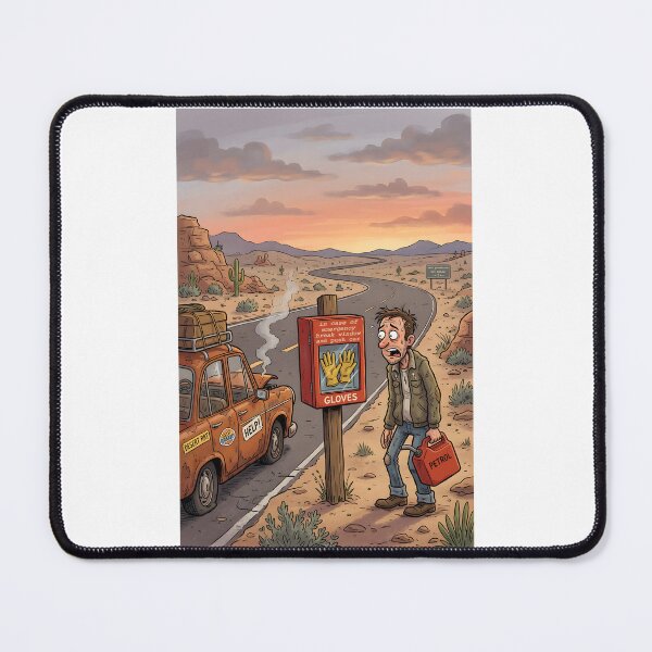 Item preview, Desert Car Disaster, No Fuel designed and sold by Museum Of Non-Existing Art.