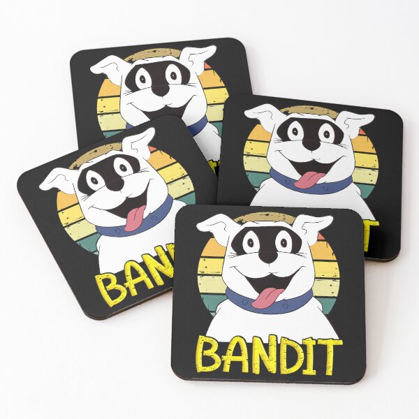 Item preview, Happy Masked Puppy Sunset Emblem designed and sold by G-O-T-O.
