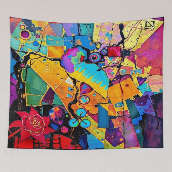 Item preview, Abstract Color Geometry – Modern Art Flow designed and sold by FotoworldEdel.