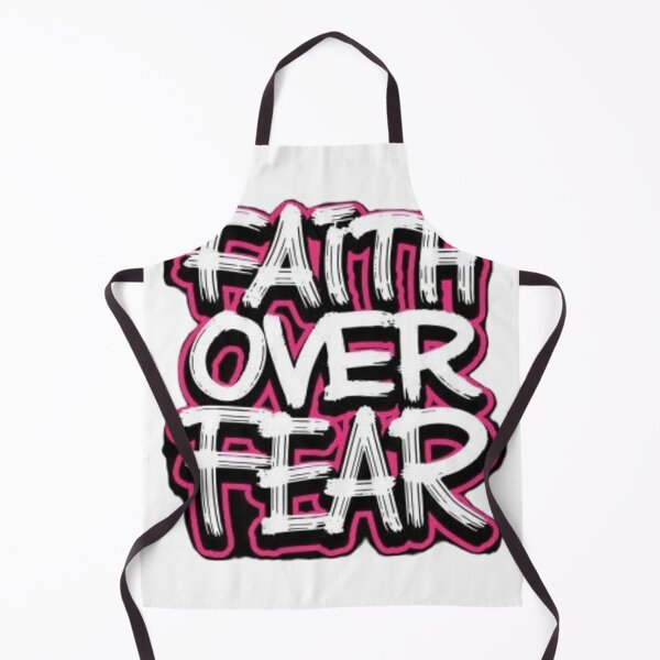 Item preview, Faith Over Fear Pink Christian Typography designed and sold by ArhaanFashions.