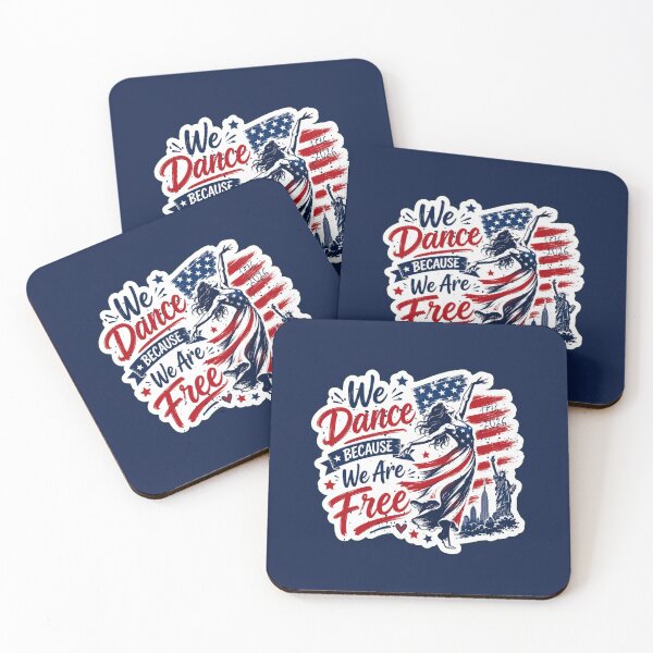 Item preview, We Dance Because We are Free Patriotic Dancer 1776 - 2026 T-Shirt designed and sold by DreamersDNArt.