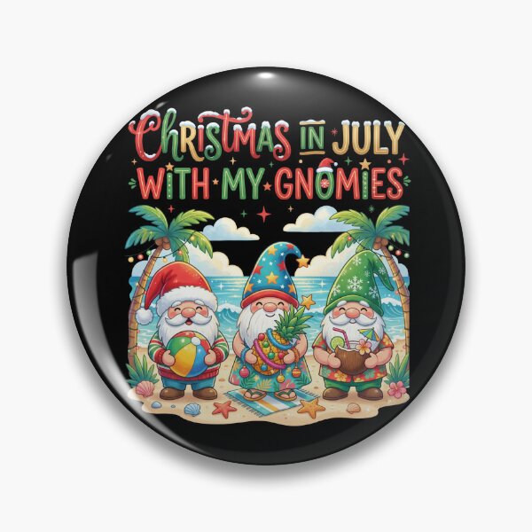 Item preview, Christmas In July With My Gnomies Shirt designed and sold by TeNovaStudio.