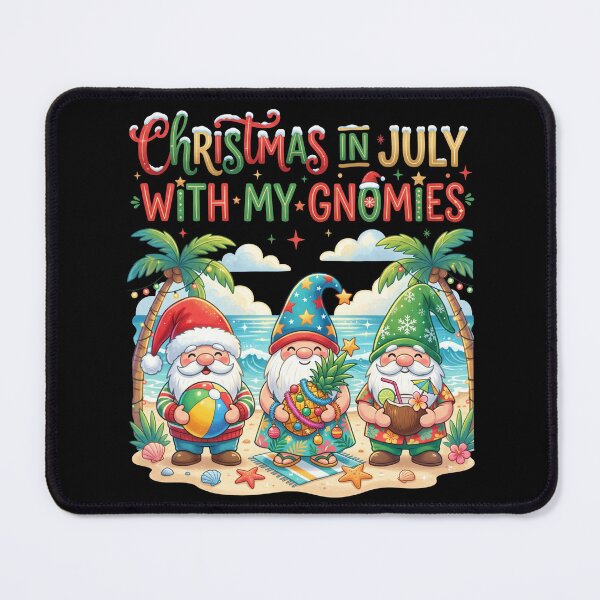 Item preview, Christmas In July With My Gnomies Shirt designed and sold by TeNovaStudio.
