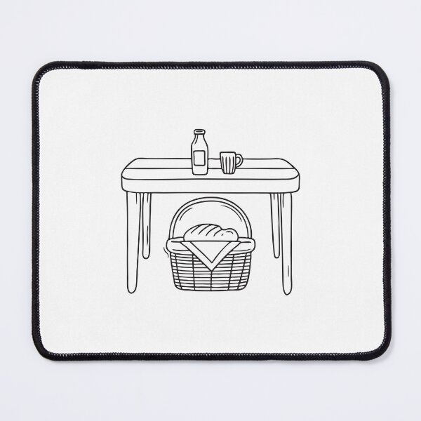 Item preview, Picnic Basket Beneath Table designed and sold by rasagamastore.