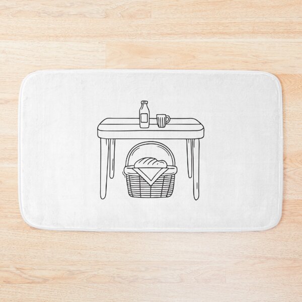Item preview, Picnic Basket Beneath Table designed and sold by rasagamastore.
