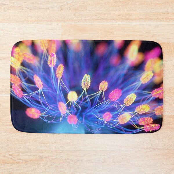 Item preview, Vibrant Neon Macro Flower Stamens designed and sold by Apex_Visuals.