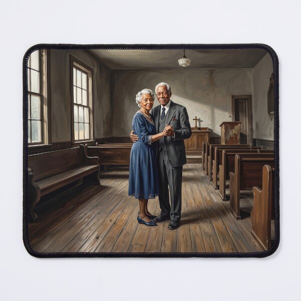 Item preview, Senior African American Portrait designed and sold by Home Decor Art.