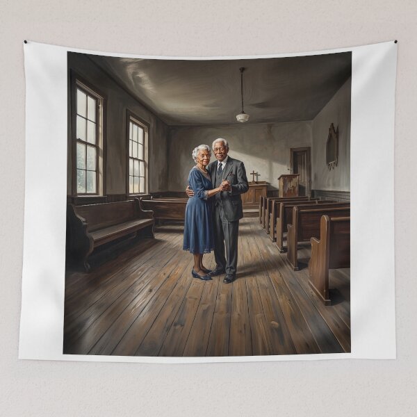 Artikelvorschau, Senior African American Portrait entworfen und verkauft von Home Decor Art.