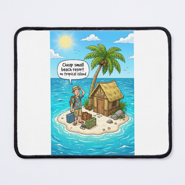 Item preview, Cheap Holiday Beach Resort On Small Island designed and sold by Museum Of Non-Existing Art.