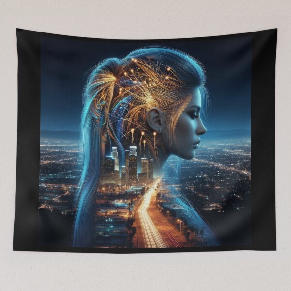Item preview, Woman portrait double exposure 22 designed and sold by NikaLim.