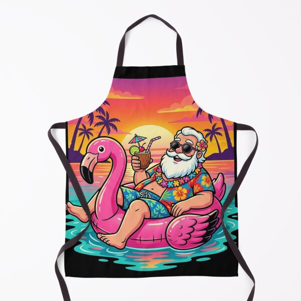 Item preview, Christmas In July Hawaiian Santa Graphic Tee designed and sold by TeNovaStudio ⭐⭐⭐⭐⭐.