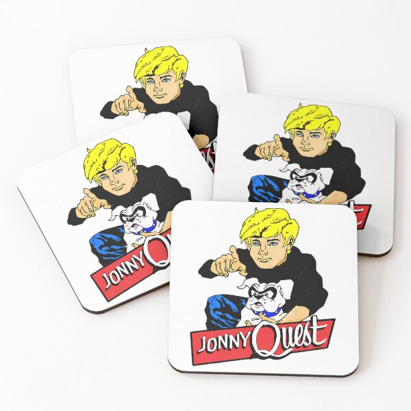 Item preview, Blonde Boy Pointing With Loyal Masked Dog designed and sold by G-O-T-O.