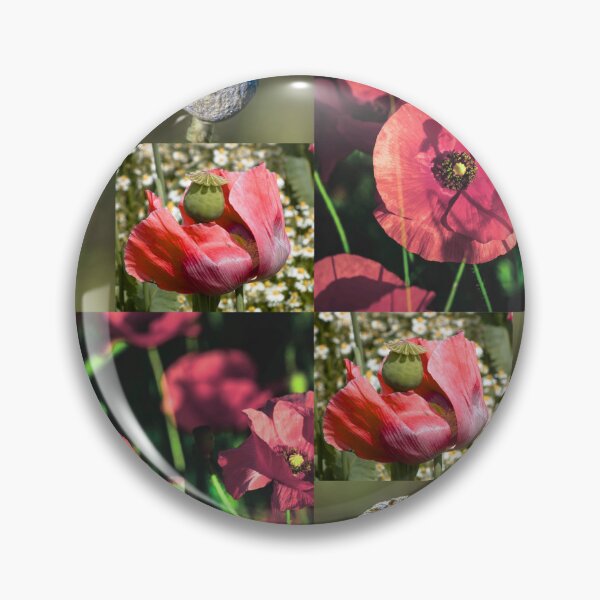 Item preview, Poppy Flower Botanical Pattern designed and sold by JurateArt-DK.