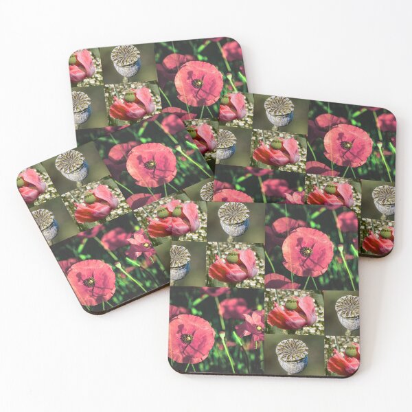Item preview, Poppy Flower Botanical Pattern designed and sold by JurateArt-DK.
