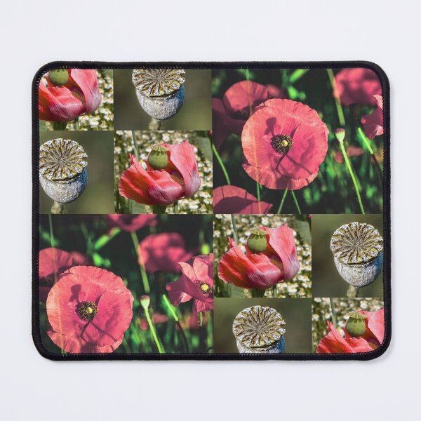 Item preview, Poppy Flower Botanical Pattern designed and sold by JurateArt-DK.