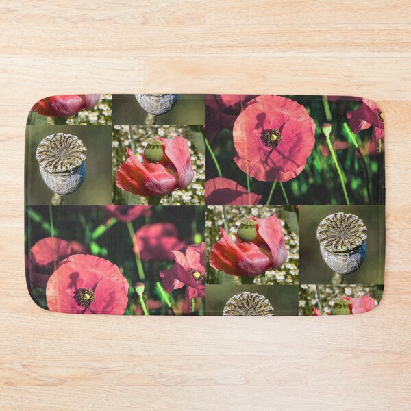 Item preview, Poppy Flower Botanical Pattern designed and sold by JurateArt-DK.