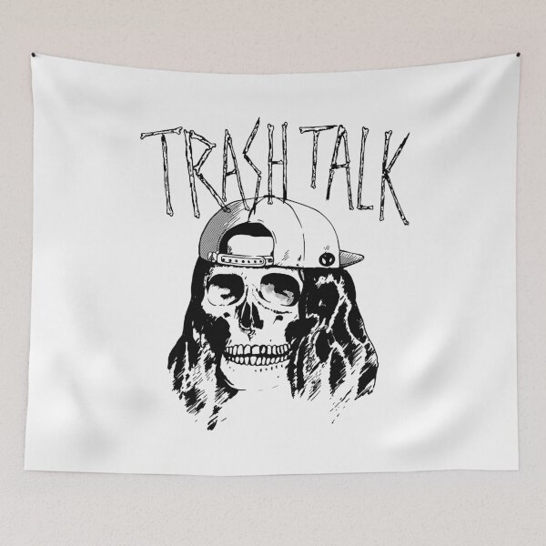 Item preview, Silhouette Skull Wearing Cap designed and sold by KirinStudio.