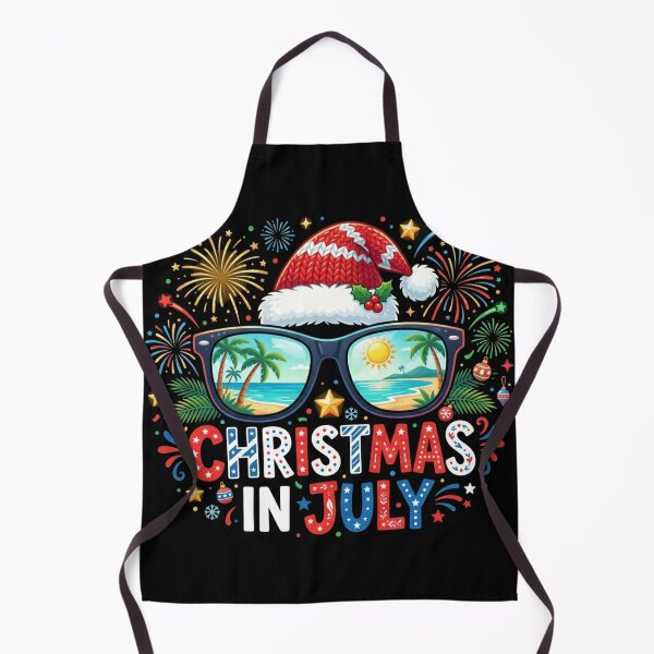 Item preview, Patriotic Christmas In July Sunglasses Santa Hat Shirt designed and sold by TeNovaStudio.