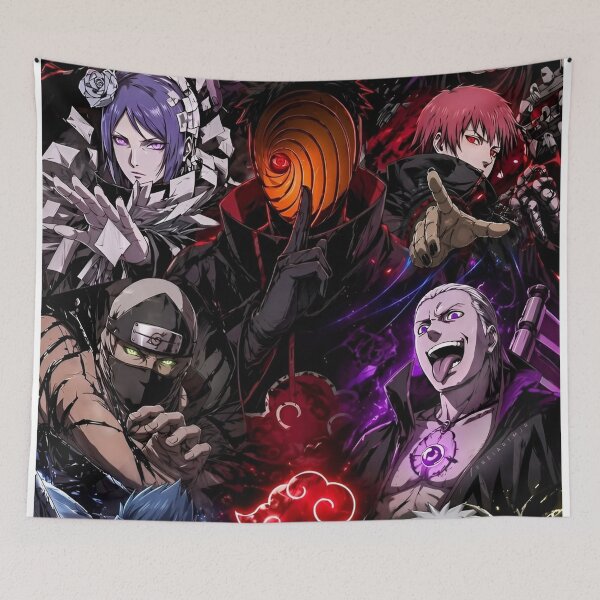 Item preview, Legendary Rogue Ninja Collective | Dark Anime Villains Aesthetic Poster designed and sold by Dyan4.