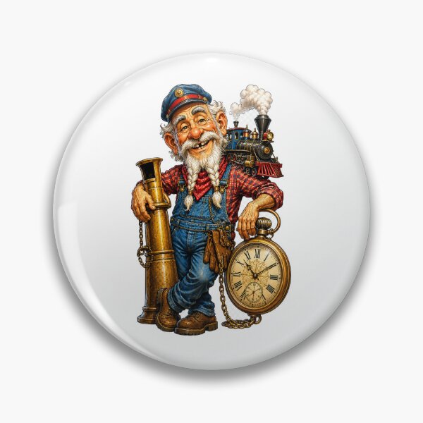 Item preview, Funny Train Engineer designed and sold by AlexLineArt.