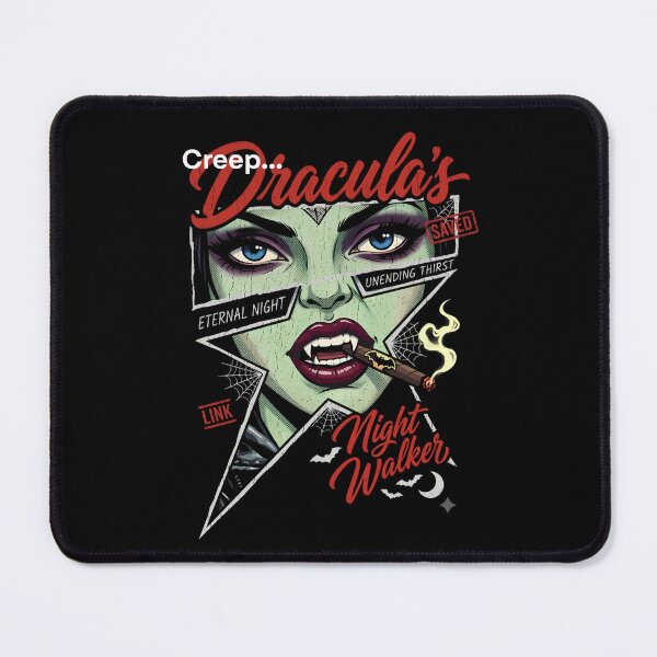 Item preview, Creep Dracula's Night Walker | Gothic Vampire Halloween Aesthetic Retro Horror designed and sold by justyna-s28.