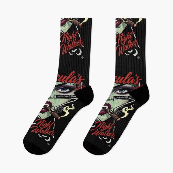 Item preview, Creep Dracula's Night Walker | Gothic Vampire Halloween Aesthetic Retro Horror designed and sold by justyna-s28.